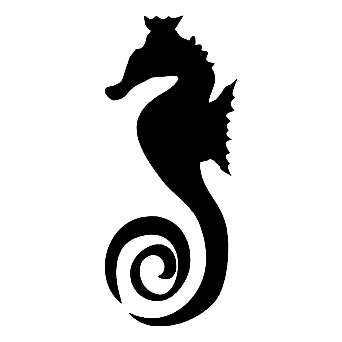 Seahorse Adhesive Stencil