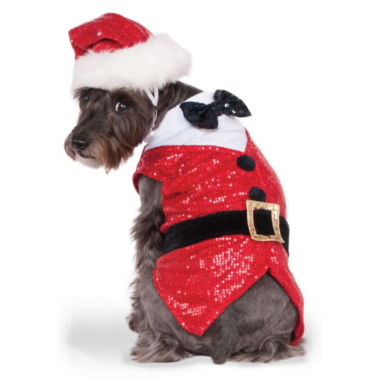 Pet Sequin Santa