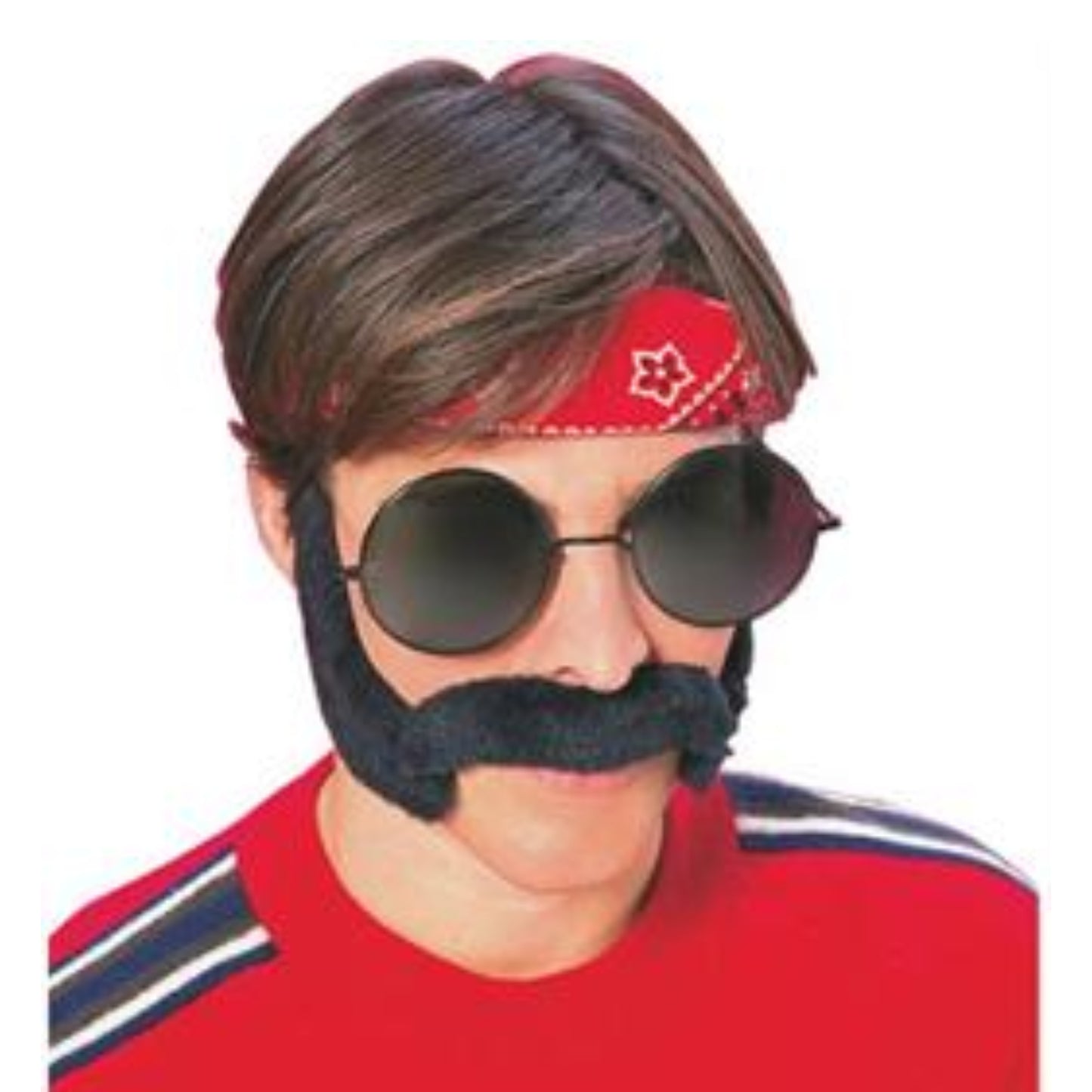60's Sideburns & Moustache