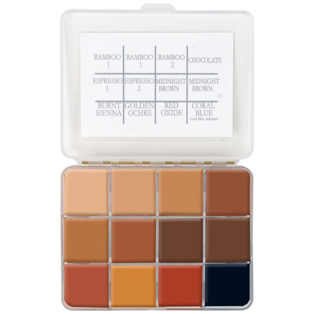 Dark Flesh Tone On Set Palette