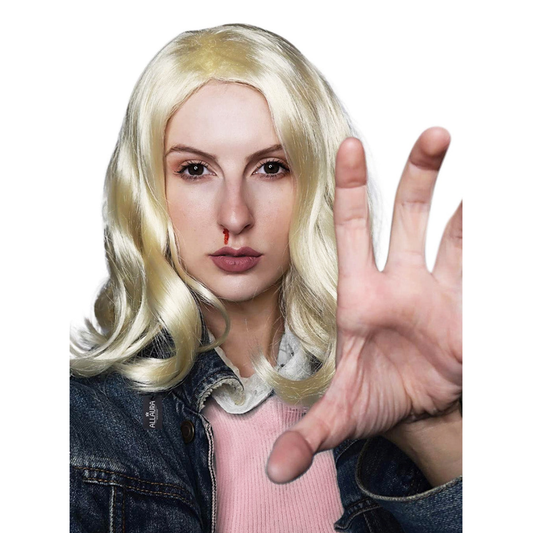 Wavy Blonde Wig Inspired by Eleven from Stranger Things