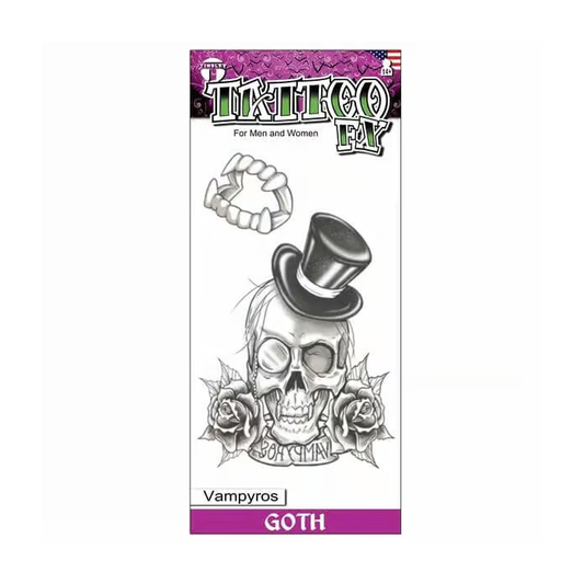 Vampyros Temporary Tattoo