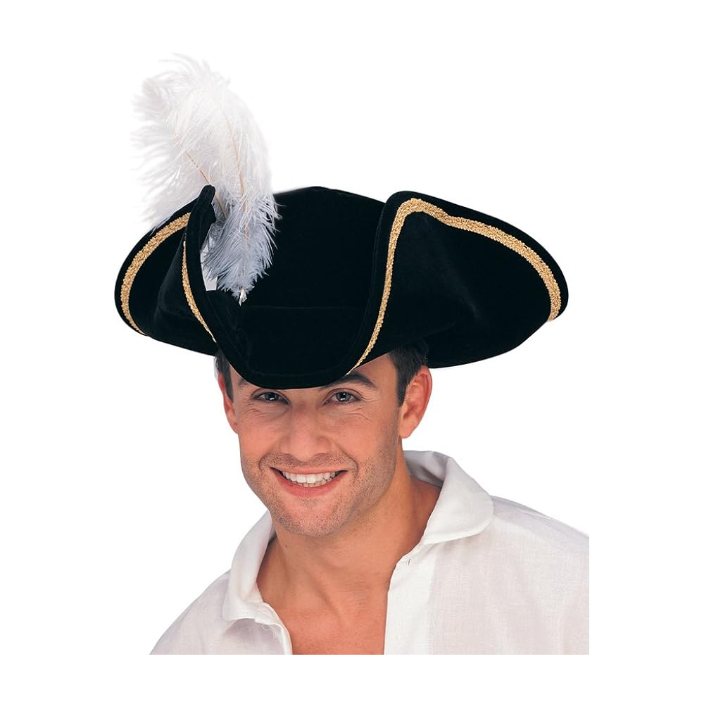 Velvet Tricorn Hat
