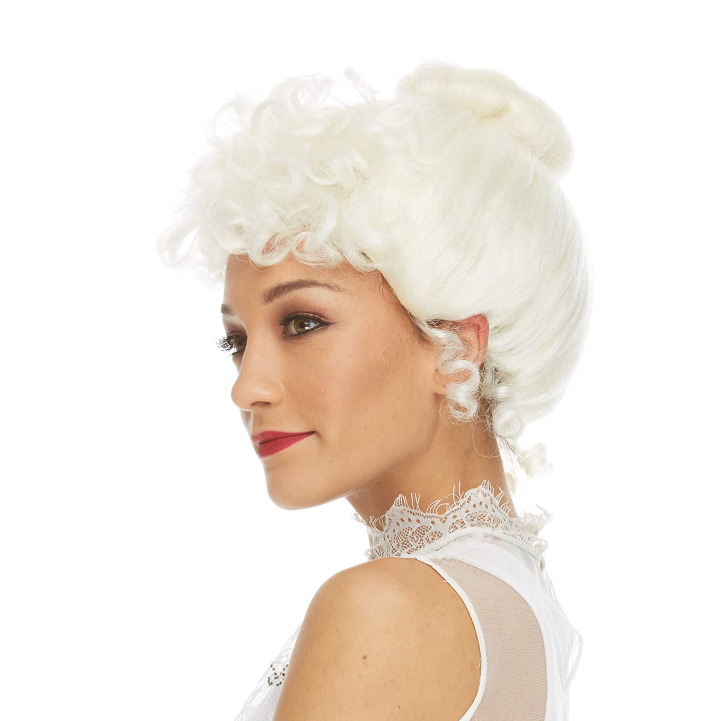 Gibson Girl Wig White