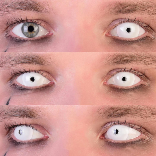 White Mini Sclera Contact Lenses