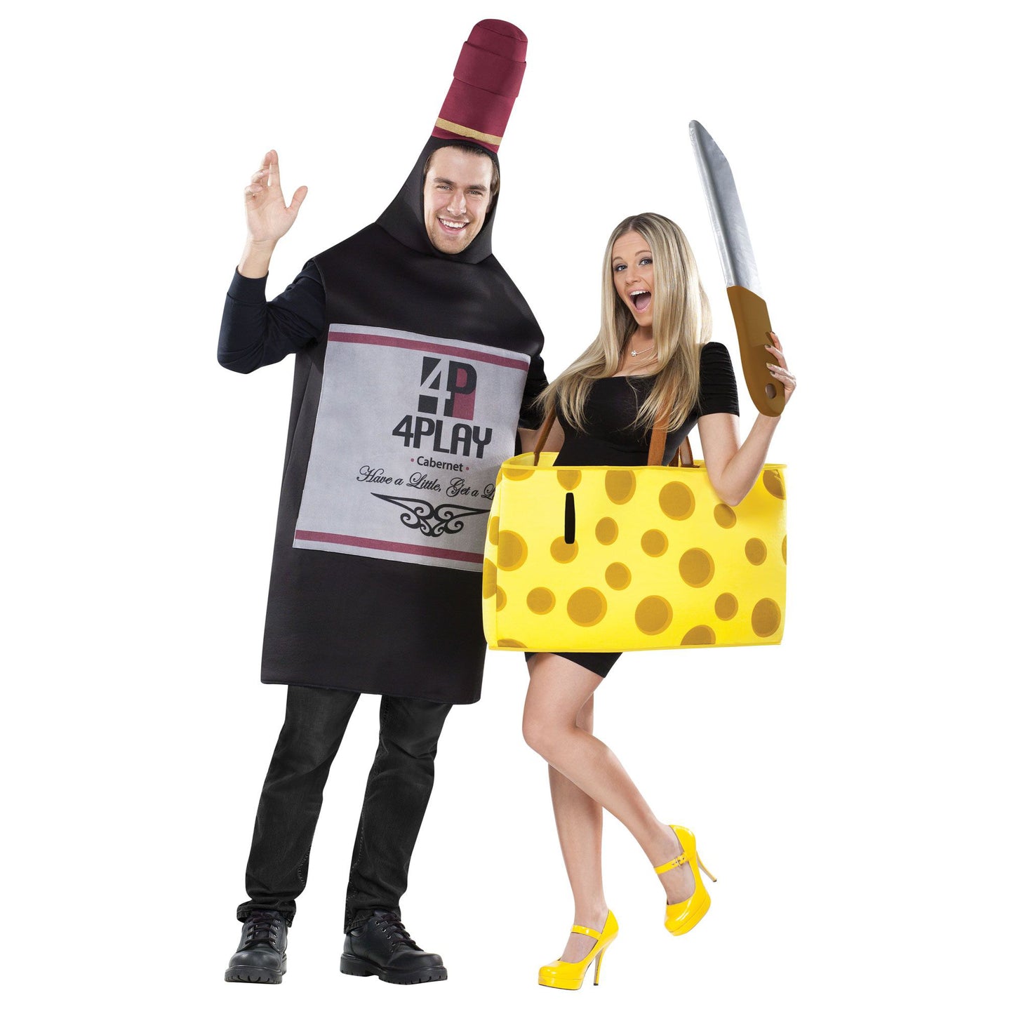 Couples Wine & Cheese Costume