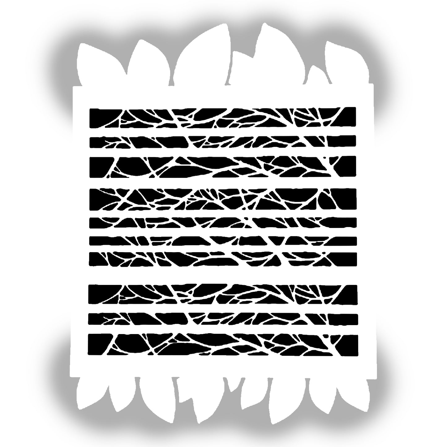 Bad Ass Stencil BAD6027 "Woodz"