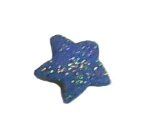 T-3 Glitter Light Blue Star Nose Tip