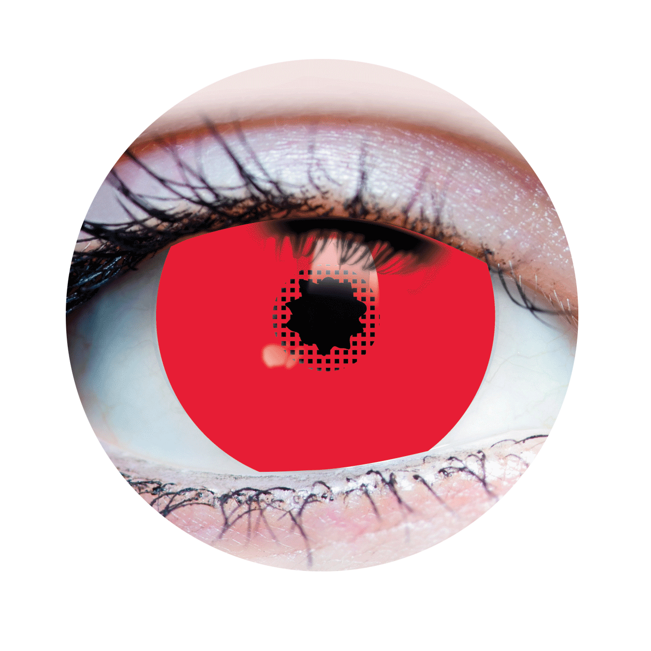 Red Mini Sclera Contact Lenses