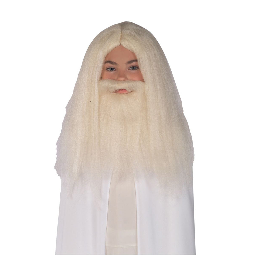 Child Lord Of The Rings Gandalf Wig & Beard