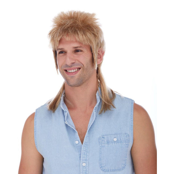 Mullet Wig Honey Blonde