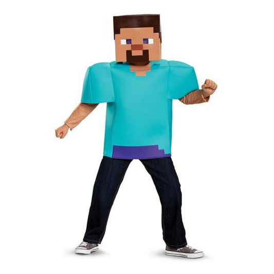 Minecraft Steve Child Costume
