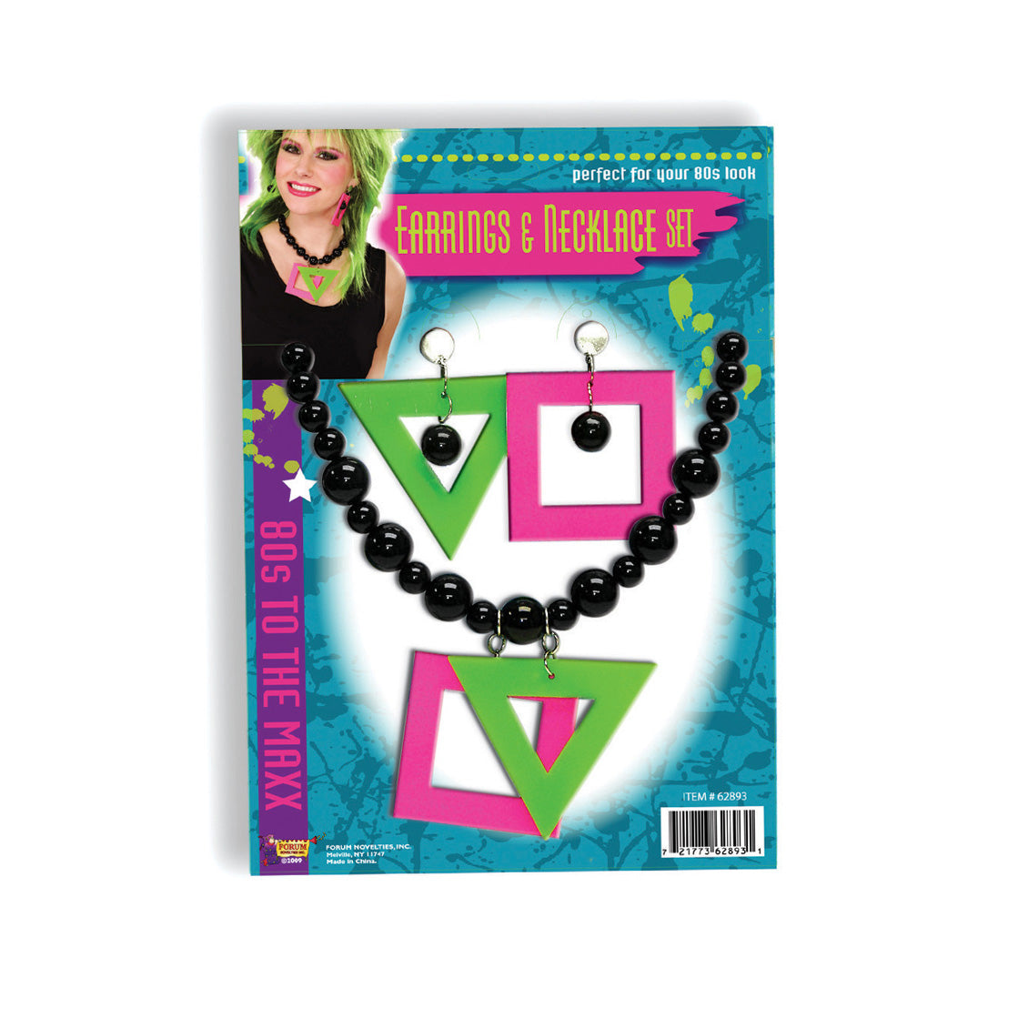 80's Earrings & Necklace