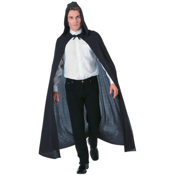 Full Length Hooded Cape Black