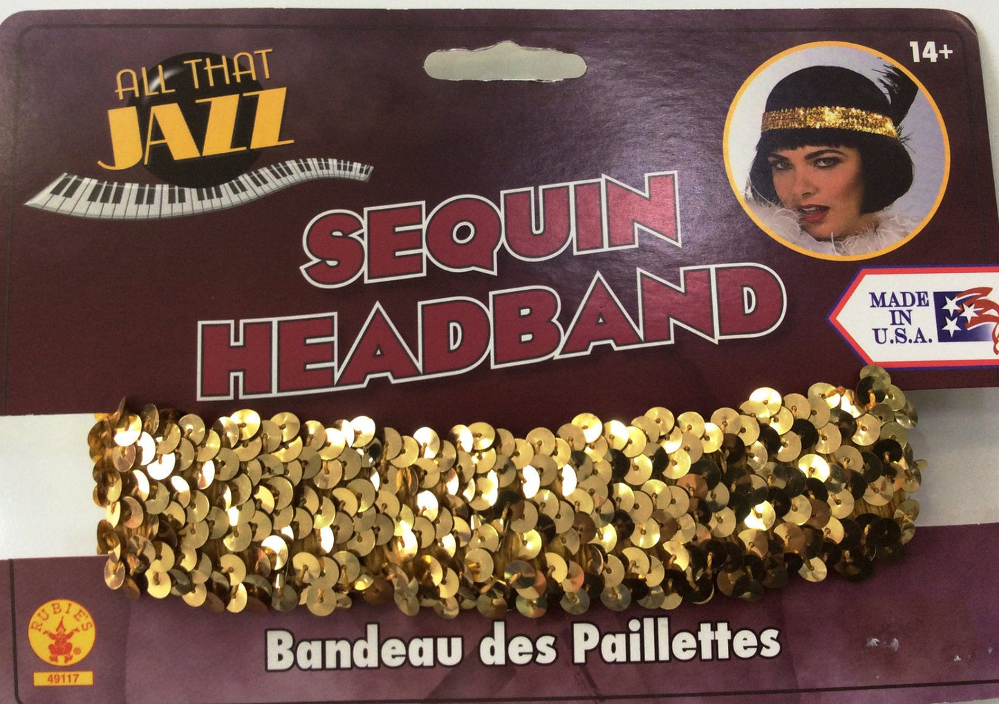 20's Flapper Headband (Various Colours)