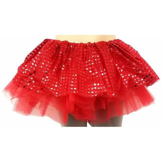 Child Red Sparkle Tutu