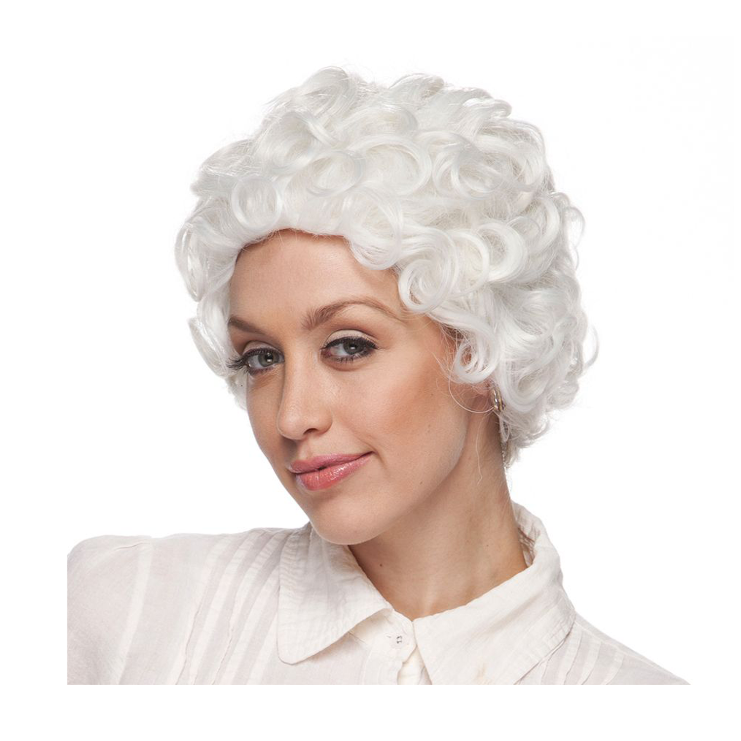 Mom Wig White