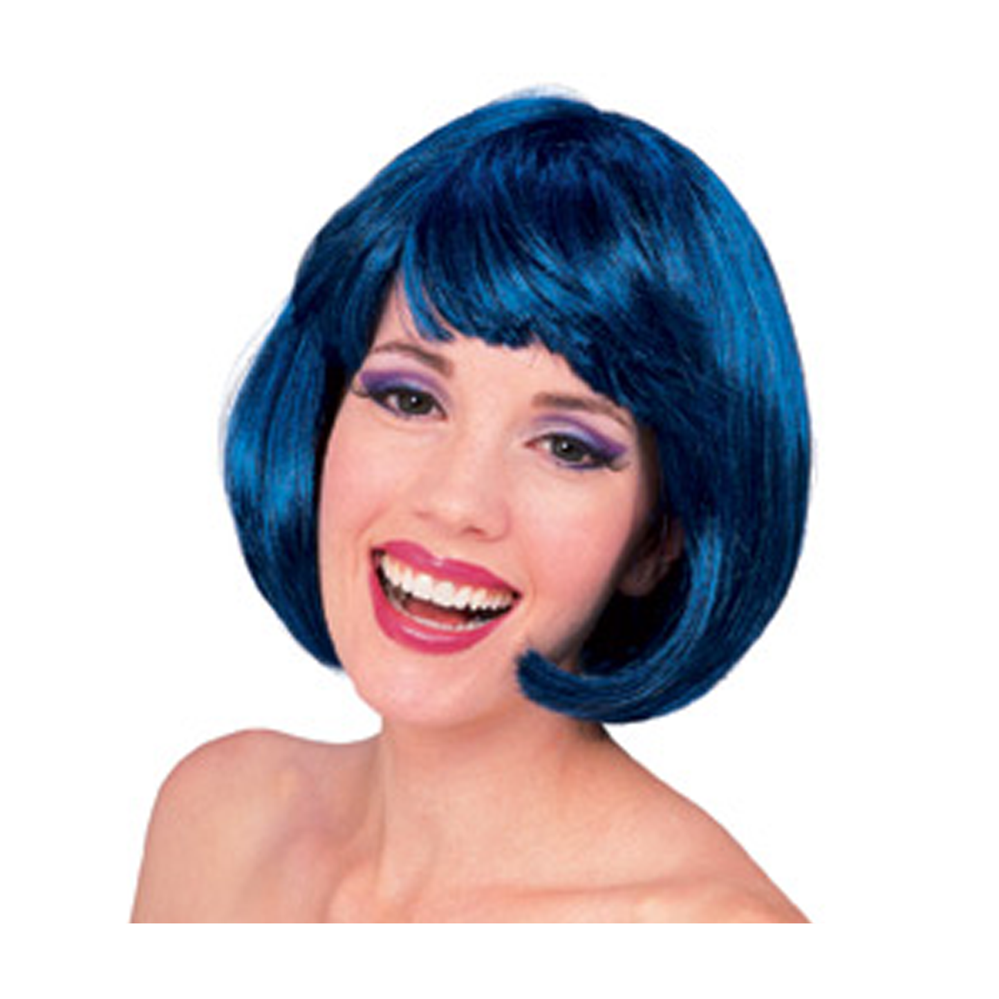 Super Model Blue Wig