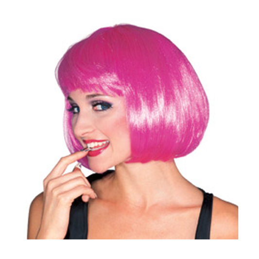 Super Model Hot Pink Wig