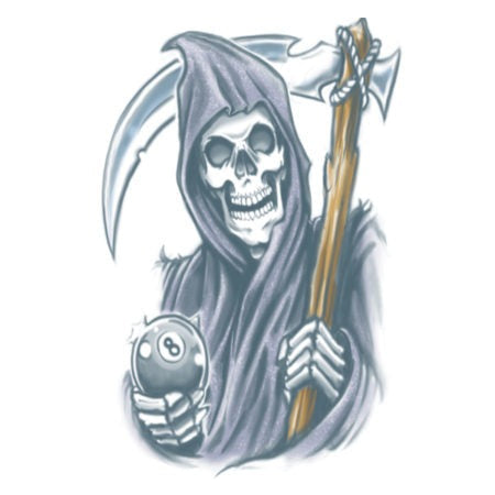 Tinsley Biker Reaper Tattoo