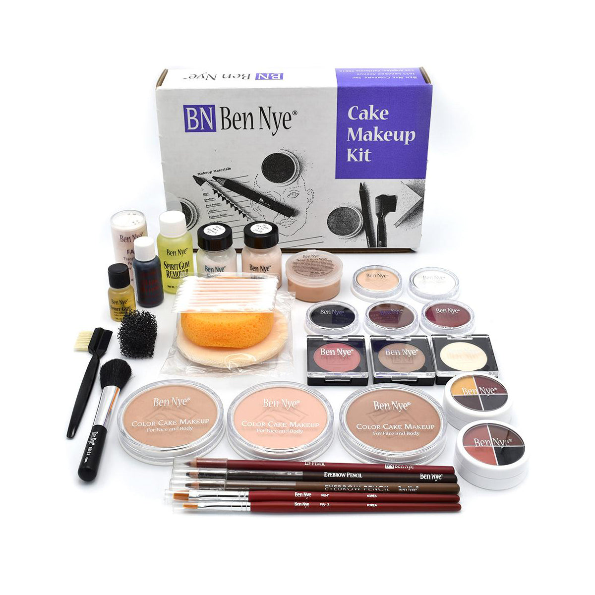 Ben Nye Theatrical Cake Kit