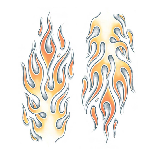 Tinsley Extra Large Flames Tattoo