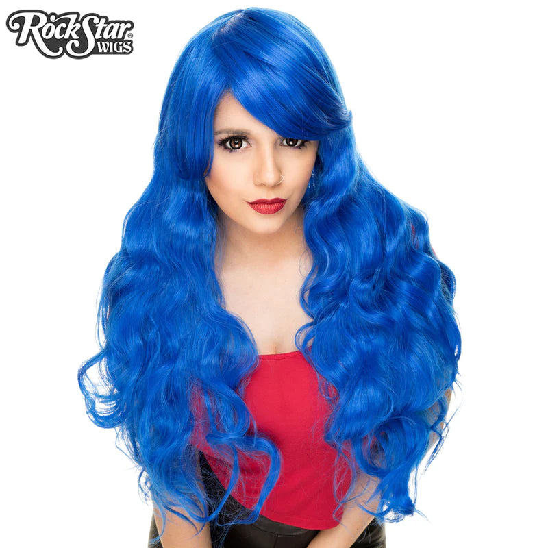 Classic Wavy Blue Wig
