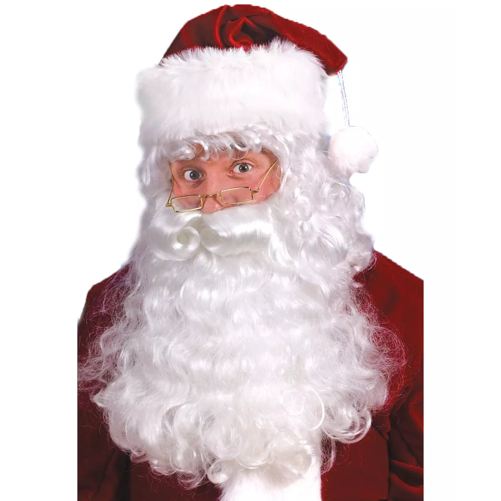 Economy Santa Wig and Beard Set