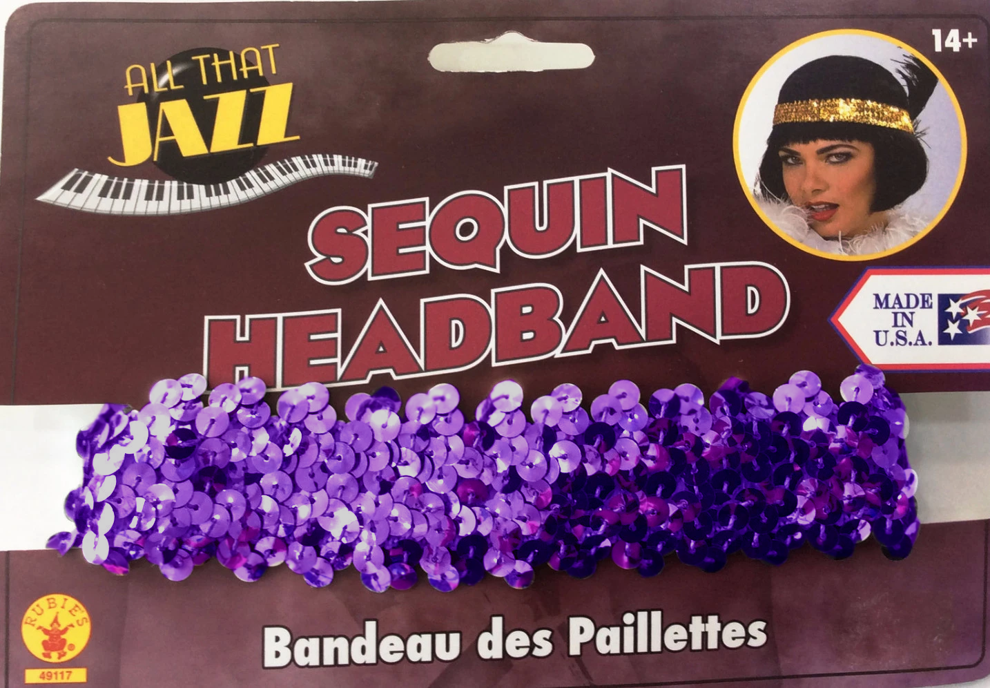 20's Flapper Headband (Various Colours)