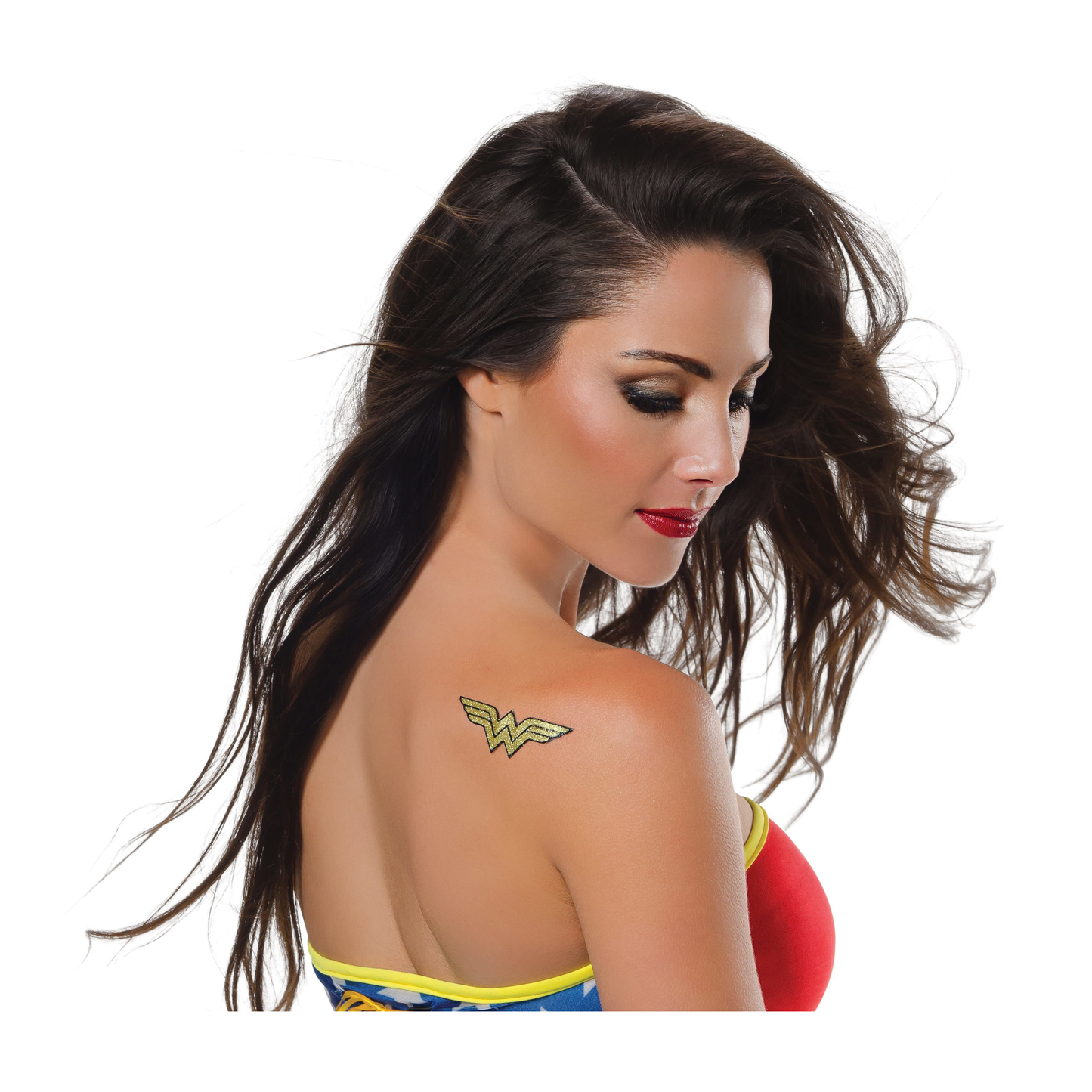 Wonder Woman Glitter Tattoo