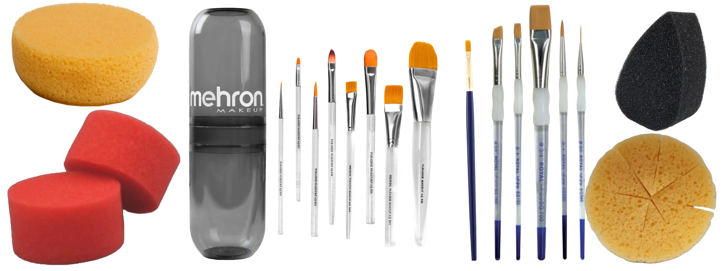 Face Paint - Sponges & Brushes