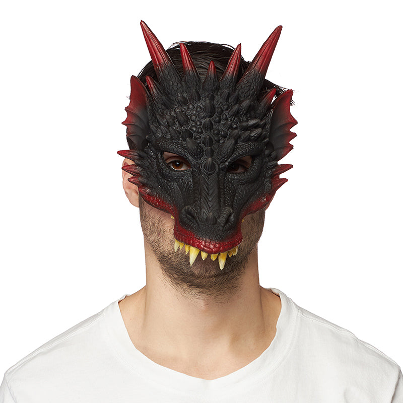 Red/Black Dragon Mask