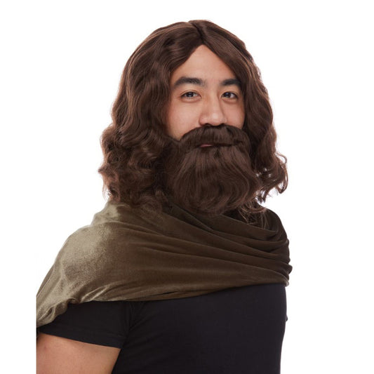 Brown Biblical Wig & Beard