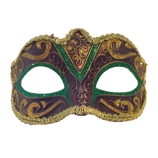 Mardi Gras Mask - Purple and Gold