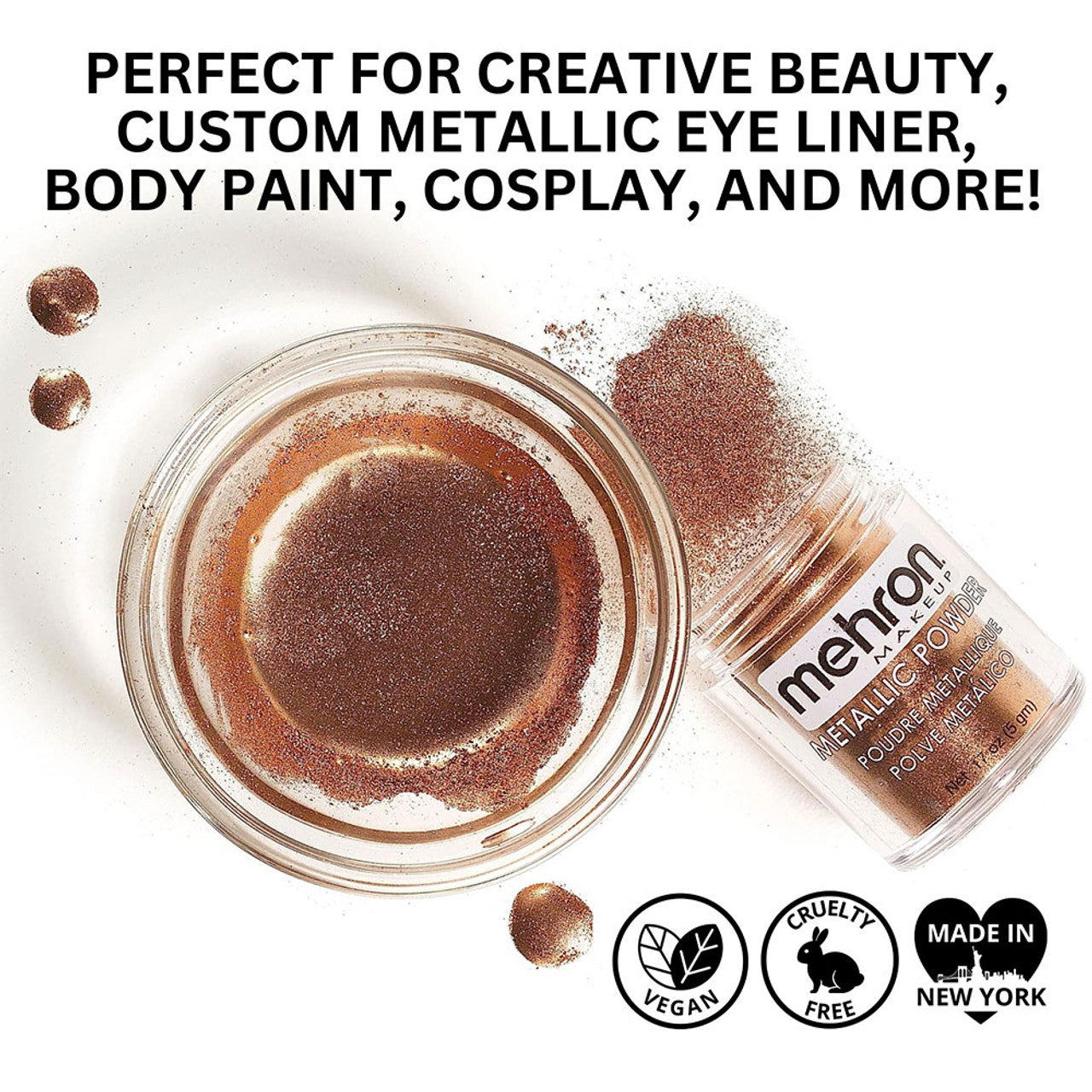 Mehron Copper Powder with Mixing Liquid