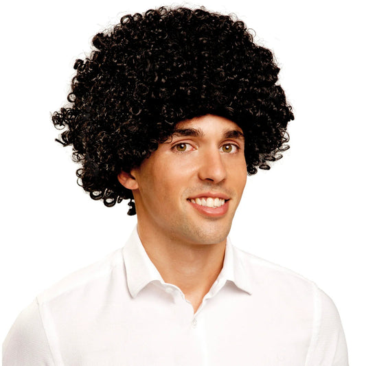 Curly Afro Wig - Black