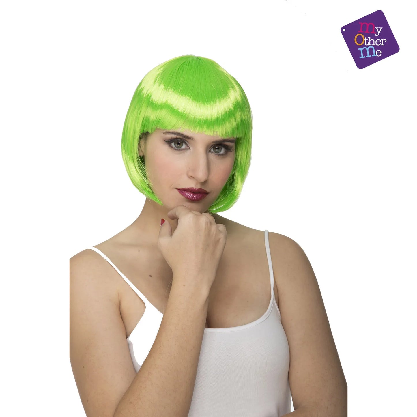 Short Green Wig