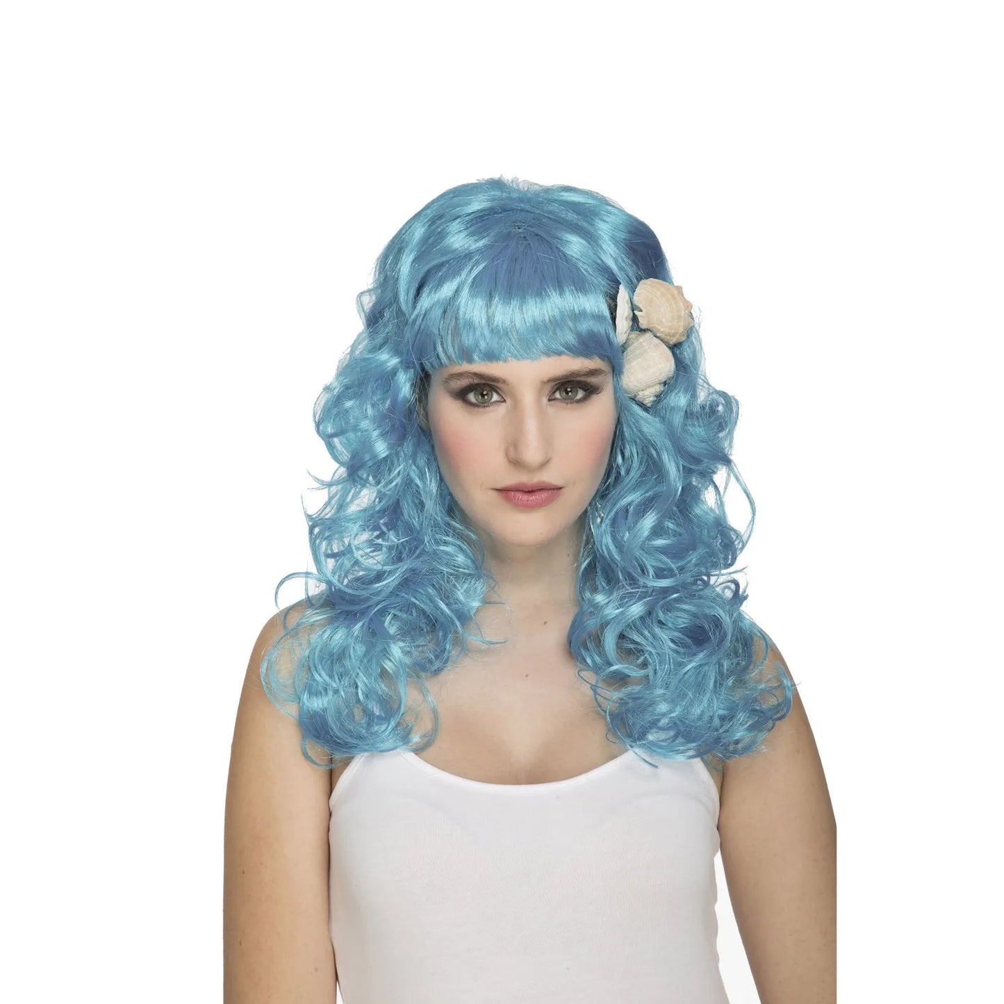Blue Mermaid Wig