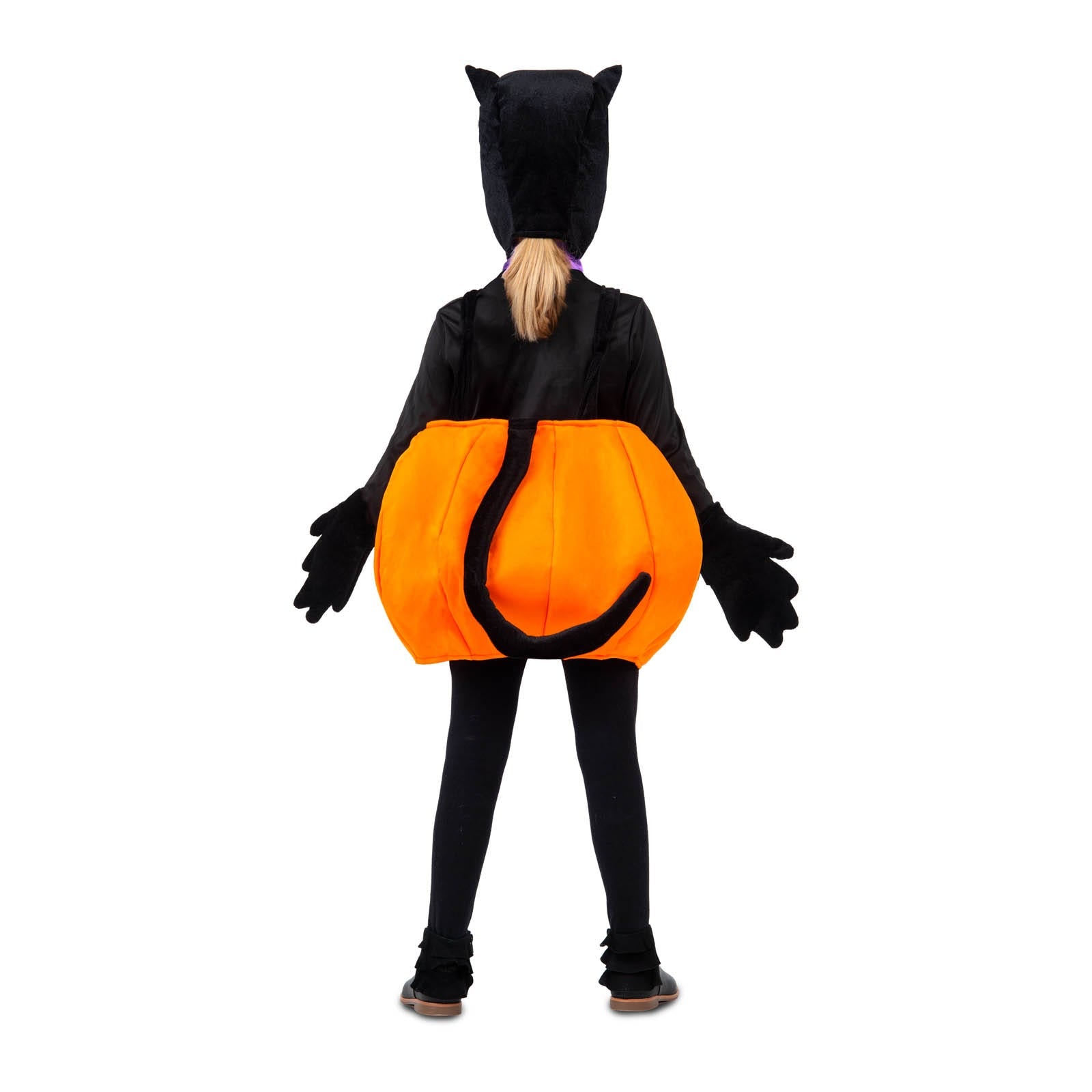 Child Cat In Pumpkin