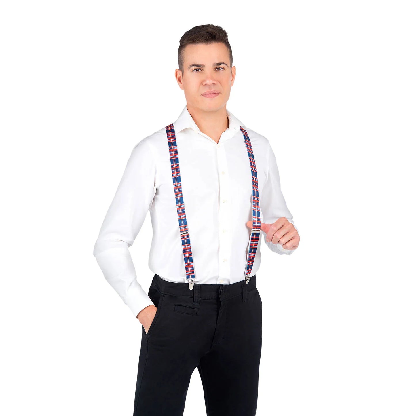 Plaid Suspenders