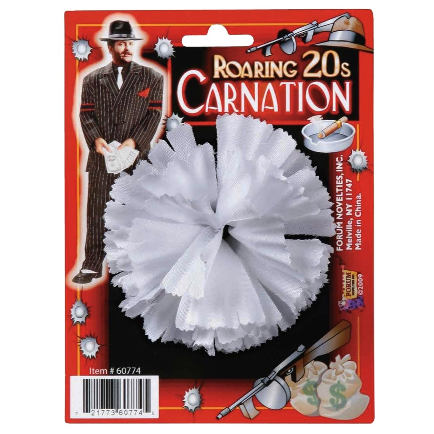 20's Gangster Carnation Pin