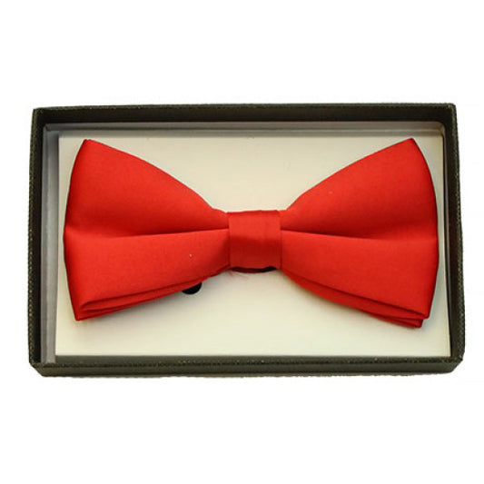 Deluxe Red Bow Tie