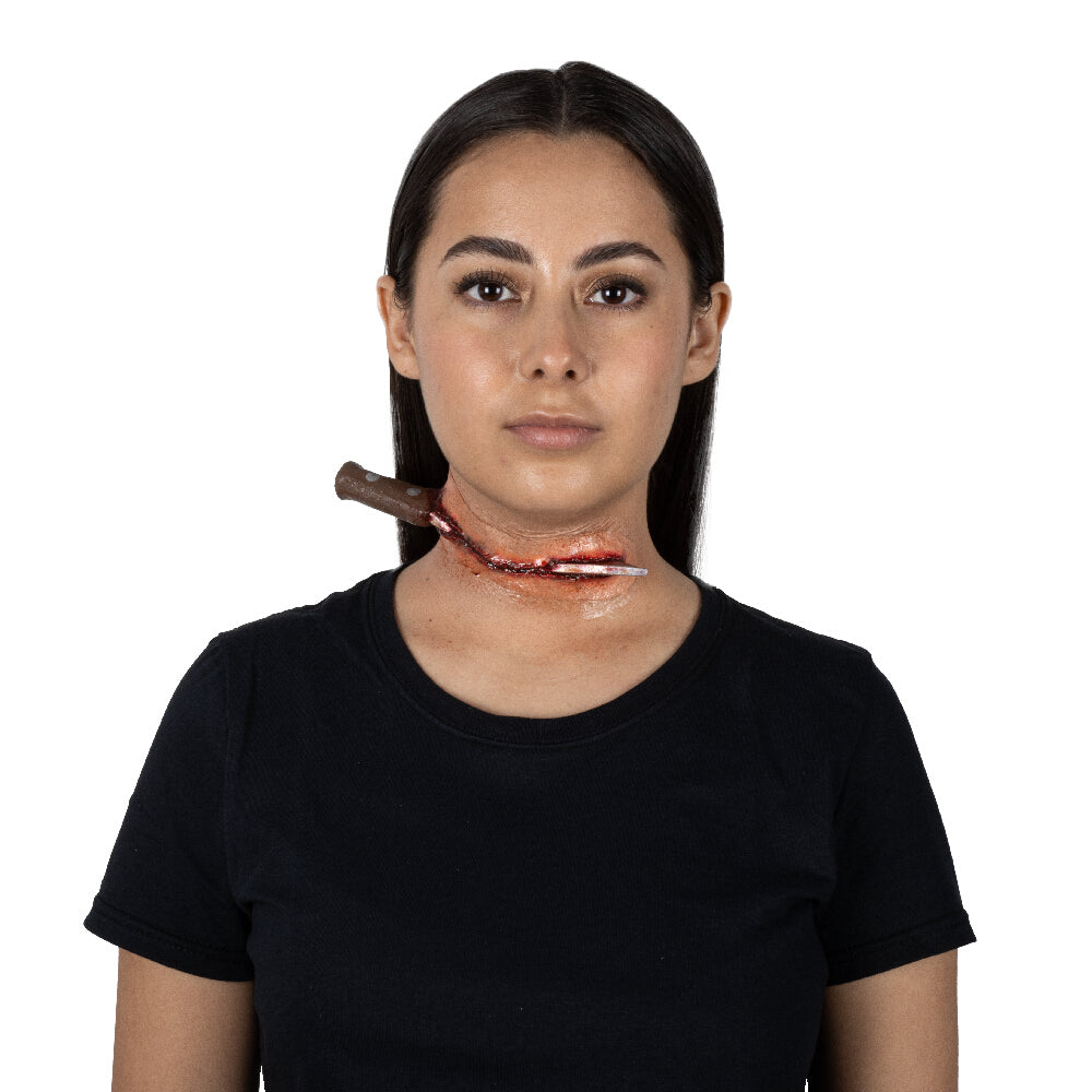 Knife In Neck Prosthetic