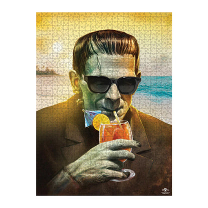 Frankenstein at the Beach Jigsaw Puzzle