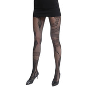 Snake Fishnet Tights