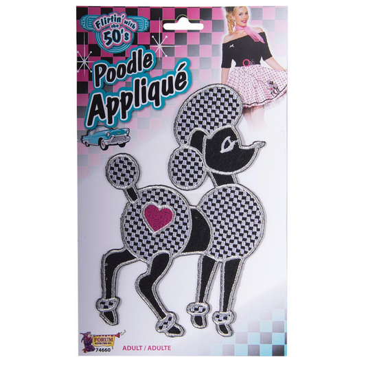 50's Poodle Patch Applique