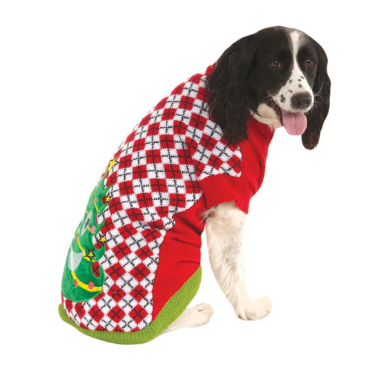 Pet Ugly Knit Christmas Tree Sweater