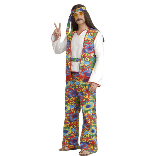 Plus Size 60's Hippie Dippie Man