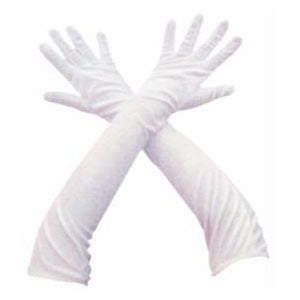 Long Gloves White