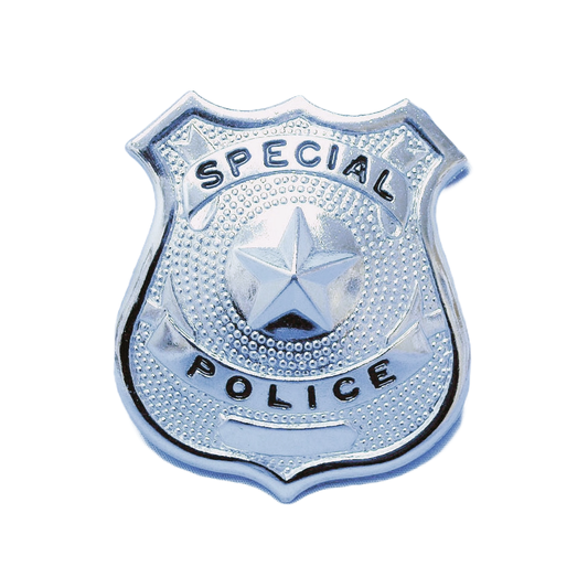 Silver Special Police Badge